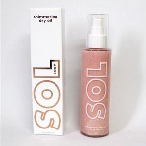 Sol body shimmering dry oil